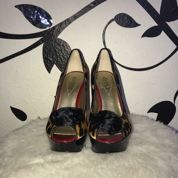 Guess leopard heels size 7 - Picture 8 of 10
